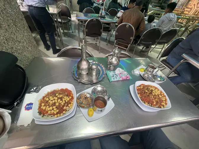 Koshari at Abou Tarek
