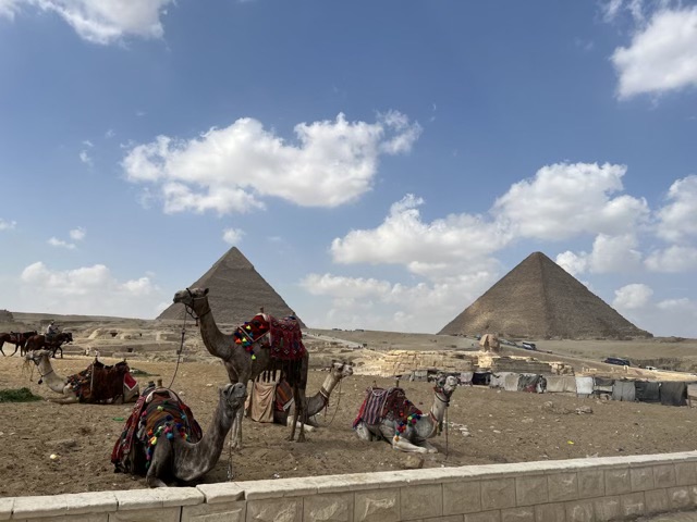 The Egyptian pyramids